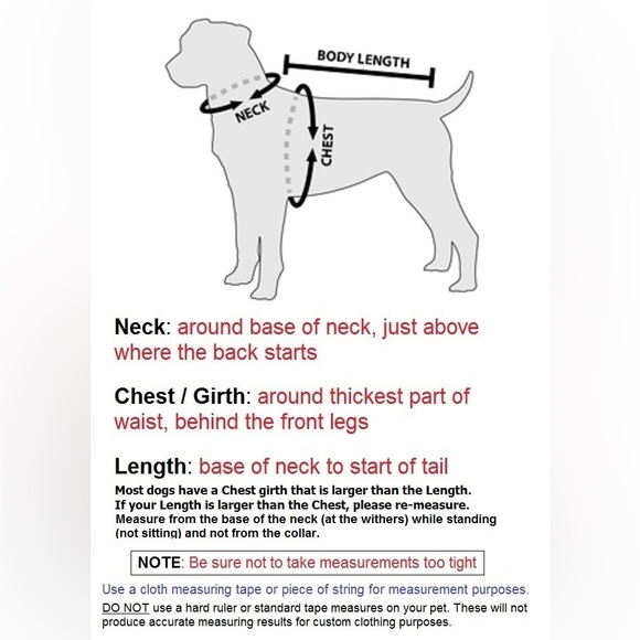 📏 Pet Measurement Guide 📏 - Picture 2 of 5